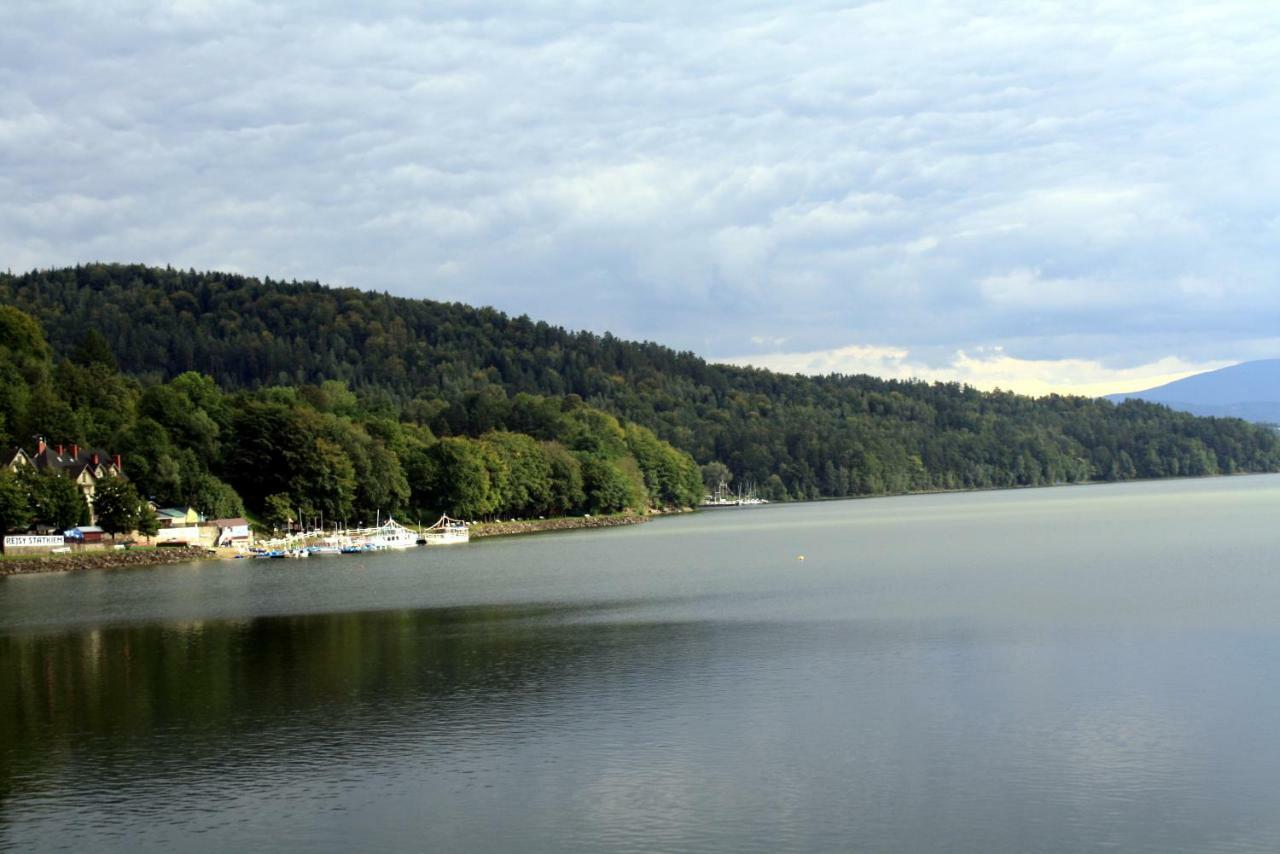 Domek Gloria Nad Jeziorem Zywieckim Dış mekan fotoğraf